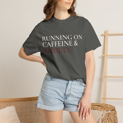 Running on Caffeine & Anxiety T-Shirt